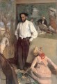 Porträt des Malers Henri Michel Levy Edgar Degas